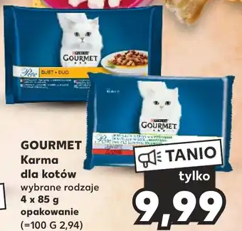 Kaufland GOURMET Karma dla kotów 4 x 85 g oferta