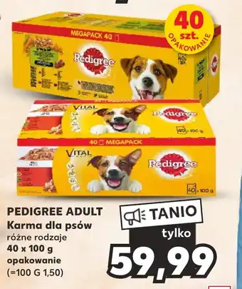 Kaufland PEDIGREE ADULT Karma dla psów 40 x 100 g oferta