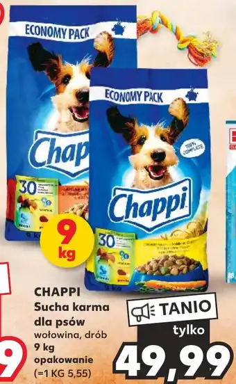 Kaufland CHAPPI Sucha karma dla psów wołowina, drób 9 kg oferta