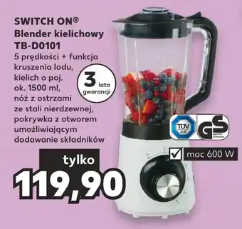 Kaufland SWITCH ON Blender kielichowy TB-D0101 600 W oferta