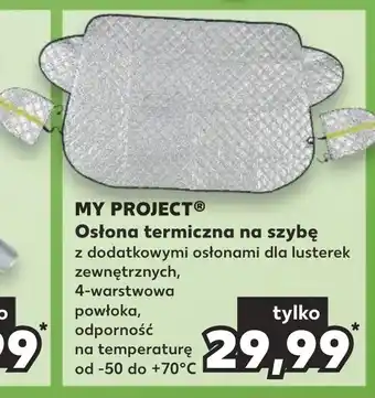 Kaufland MY PROJECT Osłona termiczna na szybę oferta