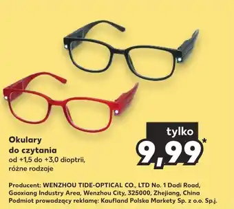 Kaufland Okulary do czytania +1,5-3,0 oferta