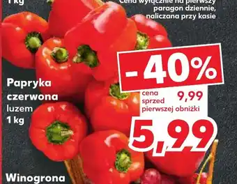 Kaufland Papryka czerwona luzem 1 kg oferta