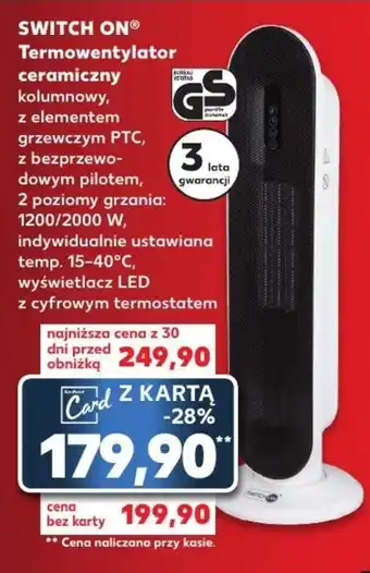Kaufland Termowentylator oferta