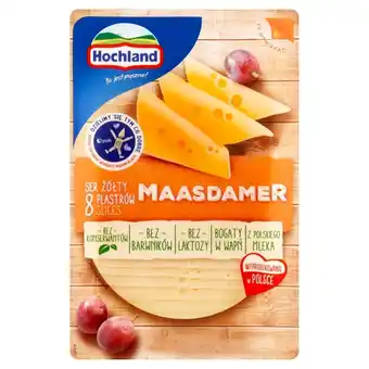 Żabka Hochland ser żółty maasdamer w plastrach 135 g oferta