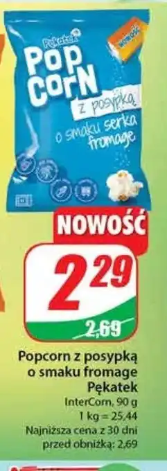 Dino Popcorn z posypką o smaku serka fromage oferta