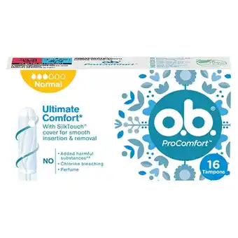 Dealz O.b. procomfort normal tampony 16 sztuk oferta