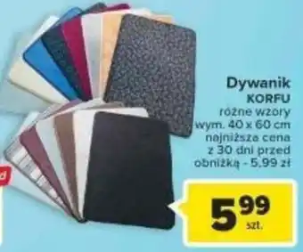 Carrefour KORFU Dywanik oferta