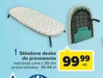 Carrefour Składana deska do prasowania oferta