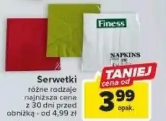 Carrefour Serwetki oferta