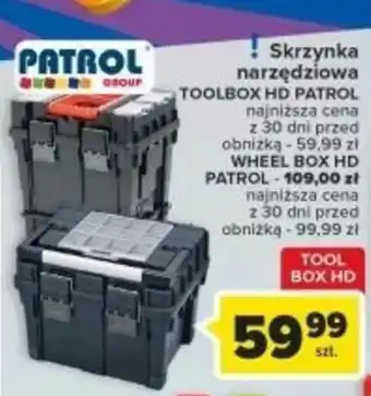 Carrefour TOOLBOX HD PATROL Skrzynka narzędziowa oferta