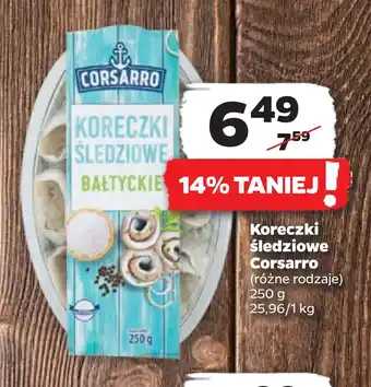 Netto Koreczki śledziowe corsarro oferta