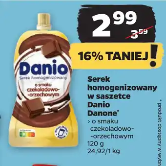 Netto Serek homogenizowany w saszetce danio danone oferta