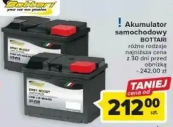 Carrefour BOTTARI Akumulator samochodowy oferta