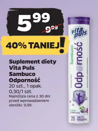 Netto Suplement diety vita puls sambuco odporność oferta