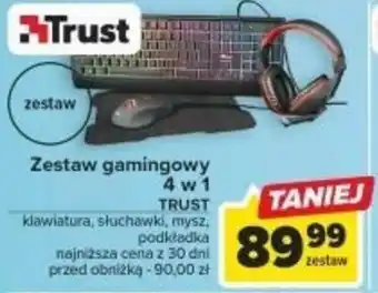 Carrefour TRUST Zestaw gamingowy 4 w 1 oferta