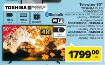 Carrefour TOSHIBA Telewizor 50" oferta