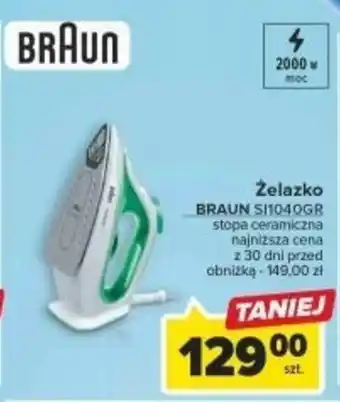 Carrefour BRAUN Żelazko oferta