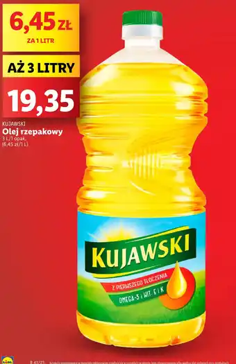 Lidl Olej rzepakowy 3 L oferta