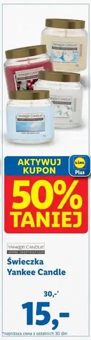 Lidl Świeczka Yankee Candle oferta