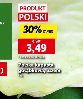 Lidl Polska kapusta gołąbkowa, luzem 1 kg oferta