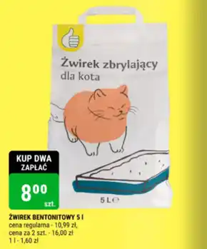 Żwirek bentonitowy