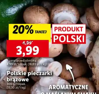 Lidl Polskie pieczarki brązowe 300 g oferta