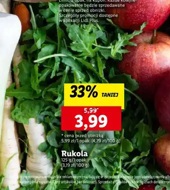 Lidl Rukola oferta
