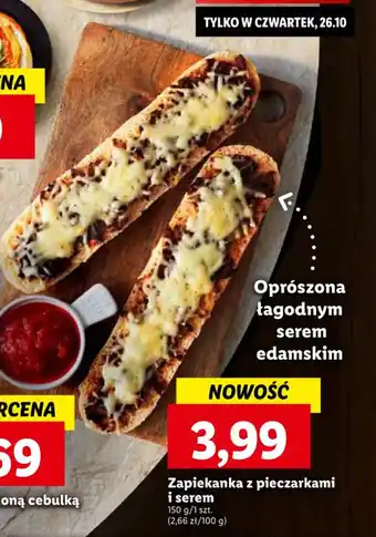 Lidl Zapiekanka z pieczarkami oferta