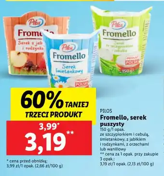 Lidl Fromello, serek puszysty 150 g oferta