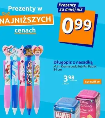 Action Długopis z nasadką oferta