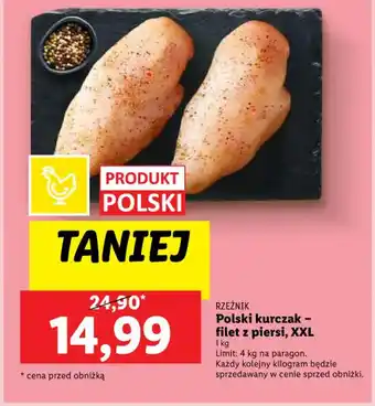 Lidl Polski kurczak - filet z piersi, XXL 1 kg oferta
