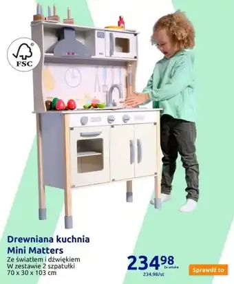 Action Drewniana kuchnia Mini Matters oferta