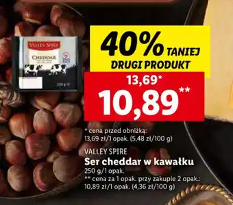 Lidl Ser cheddar w kawałku 250 g oferta