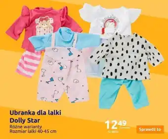 Action Ubranka dla lalki Dolly Star oferta
