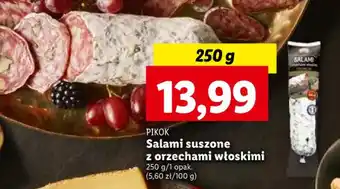 Lidl Salami suszone z orzechami włoskimi 250 g oferta