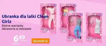 Action Ubranka dla lalki Chloe Girlz oferta