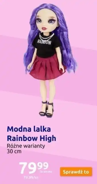 Action Modna lalka Rainbow High oferta