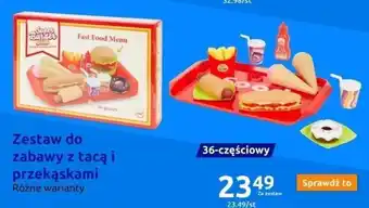 Action Zestaw do zabawy z tacą i przekąskami oferta