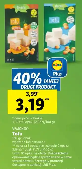 Lidl Tofu 180 g oferta