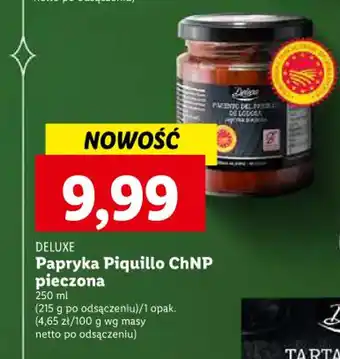 Lidl Papryka Piquillo ChNP pieczona 250 ml oferta