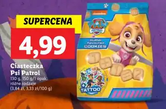 Lidl Ciasteczka Psi Patrol 130 g, 150 g oferta
