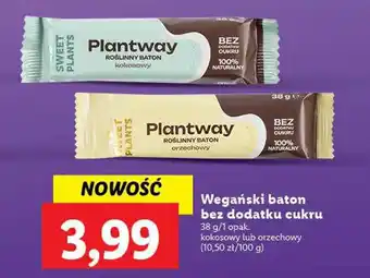 Lidl Wegański baton bez dodatku cukru 38 g oferta