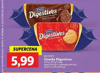 Lidl Mcvitie's Ciastka Digestives 200g oferta