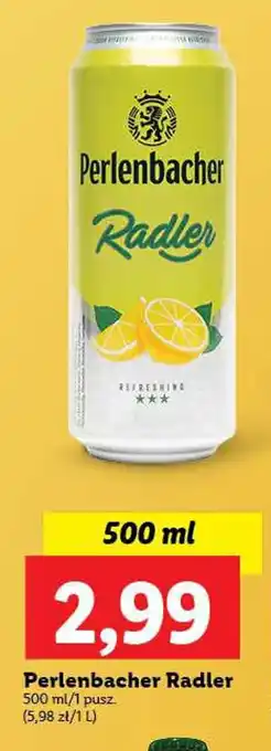 Lidl Perlenbacher Radler 500ml oferta