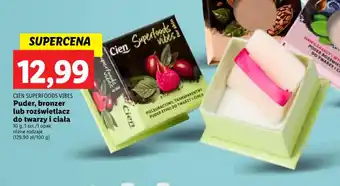 Lidl CIEN SUPERFOODS VIBES Puder, bronzer lub rozświetlacz do twarzy i ciała 10g oferta