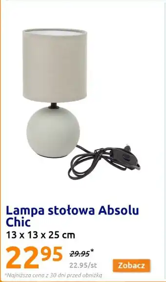 Action Lampa stołowa Absolu Chic oferta