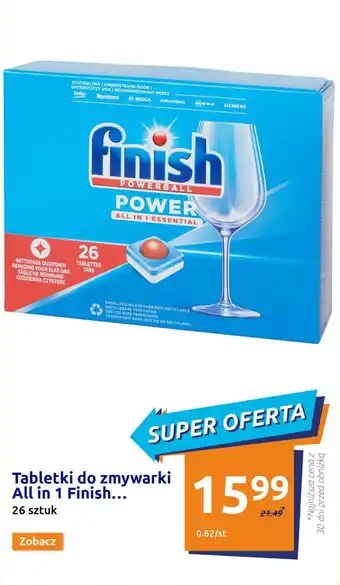 Action Tabletki do zmywarki All in 1 Finish... oferta