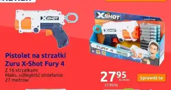 Action Pistolet na strzałki Zuru X-Shot Fury 4 oferta