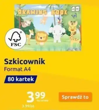 Szkicownik Format A4 80 kartek